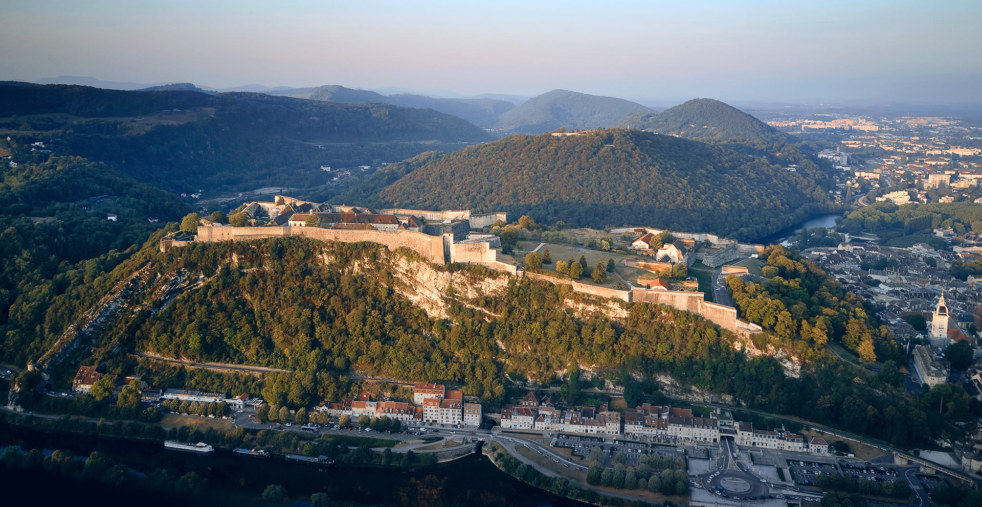 Besançon Citadel - Vauban fortress listed as a UNESCO World