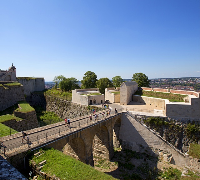 Photo d'une partie de la Citadelle de Besançon