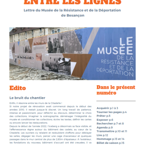 The newsletter n°2 of the Museum of the Resistance and Deportation