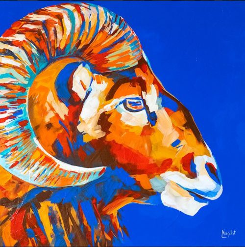 « Regard animal », vente de reproductions de tableaux de l’artiste Lise Vurpillot