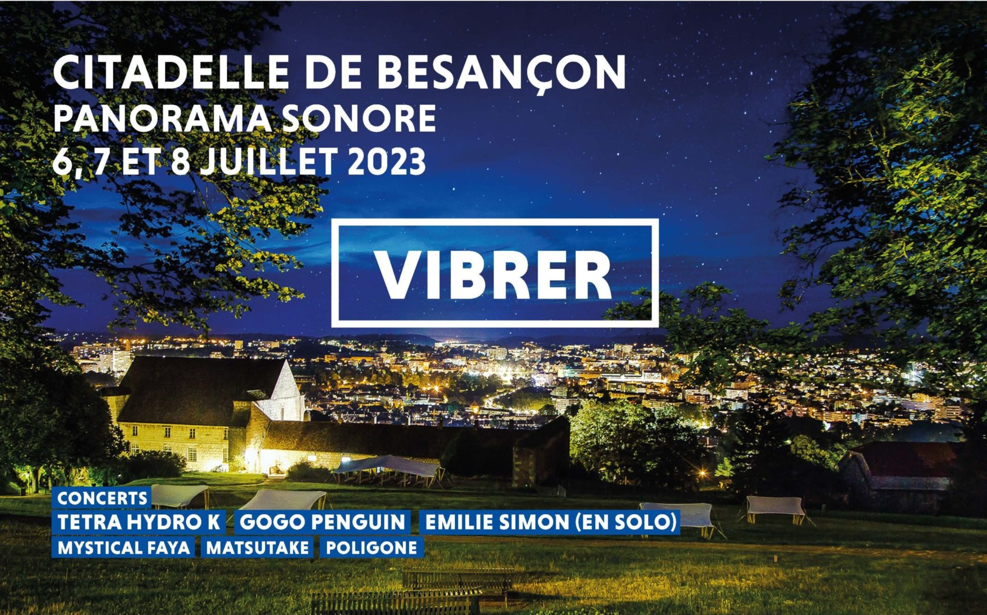 PANORAMA SONORE: 3 evening concerts at La Citadelle