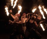 illustration « HORIZON » par La Salamandre – Spectacle de feu
